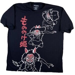 Vintage Princess Mononoke x Studio Ghibli T-Shirt Sz XL Y2K Anime Graphic Tee